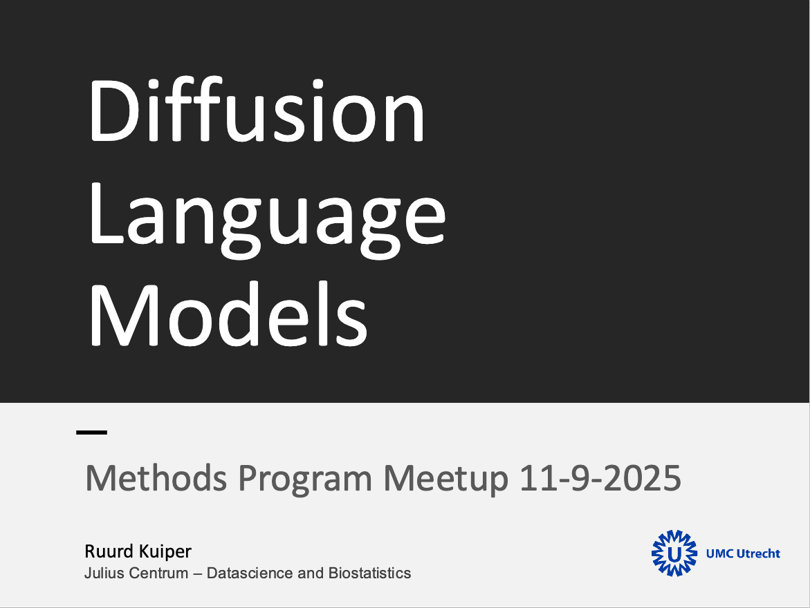 Thumbnail for the Methods Program Meetup presentation